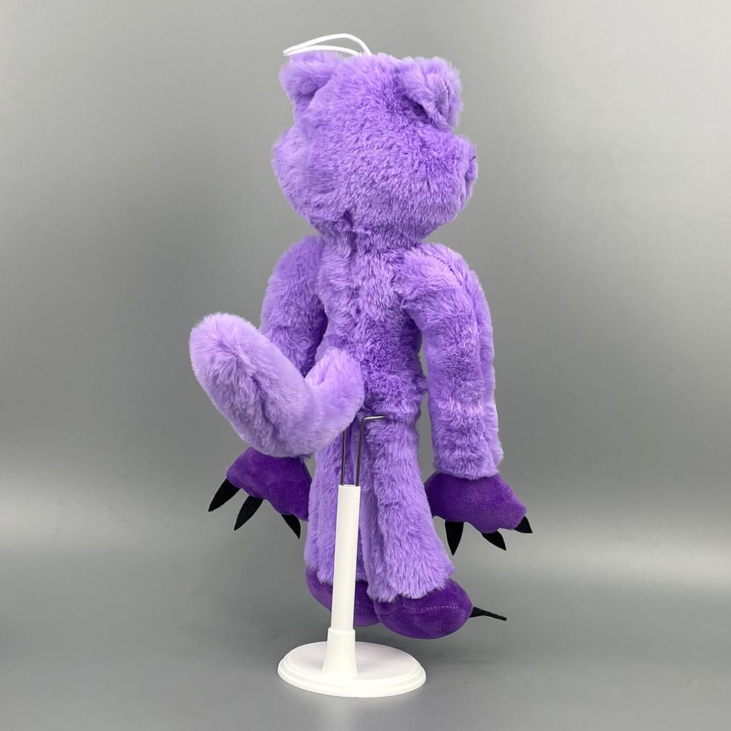 Smiling Critters Plush Toy Cute Stuffed Anime Purple Cat Plush Doll Hopscotch Catnap Soft Stuffed Kids Toy Birthday Gift