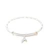 Women's Silver-Plated Bamboo Bangle: Young Style Peace Push-Pull Bracelet - Perfect Gift for Girlfriend