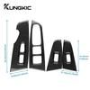 Real Soft Carbon Fiber Sticker For Kia Sportage 2017 2018 2019 2020 2025 LHD RHD Car Front Rear Door Window Llift Panel Trim