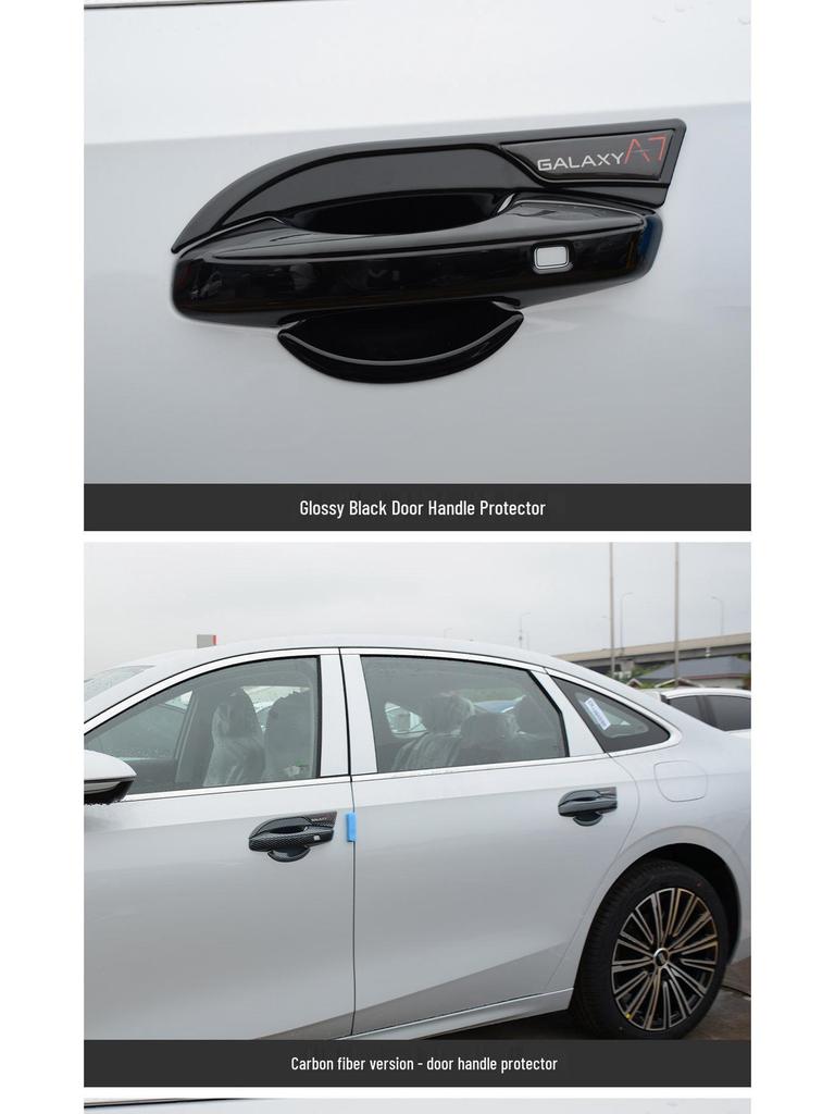 Geely Galaxy A7 Door Handle Protective Sticker - Anti-Scratch Decorative Accessory