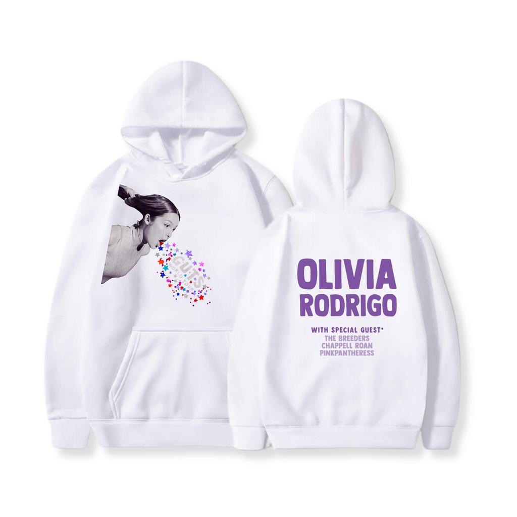 Guts Olivia Rodrigo Hoodies Women Men Hoodie Autumn Winter Clothes Casual Loose Oversized Y2k Sweatshirt Vintage Female Male Clothing