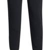 Under Armour Ottoman Solid Color Lace-Up Fleece Training Knit Pants Women Pants Black 1379778-001