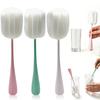Bottle Brush Sponge Cup Brush Detachable Brush Long Handle Water Bottle Cleaner Brush For Baby Bottles Vacuum Cup