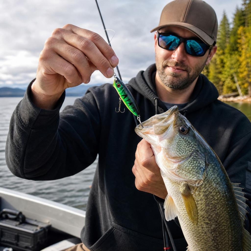 Complete Fishing Kit for Largemouth Smallmouth and Trout - All-in-One Tackle Set with