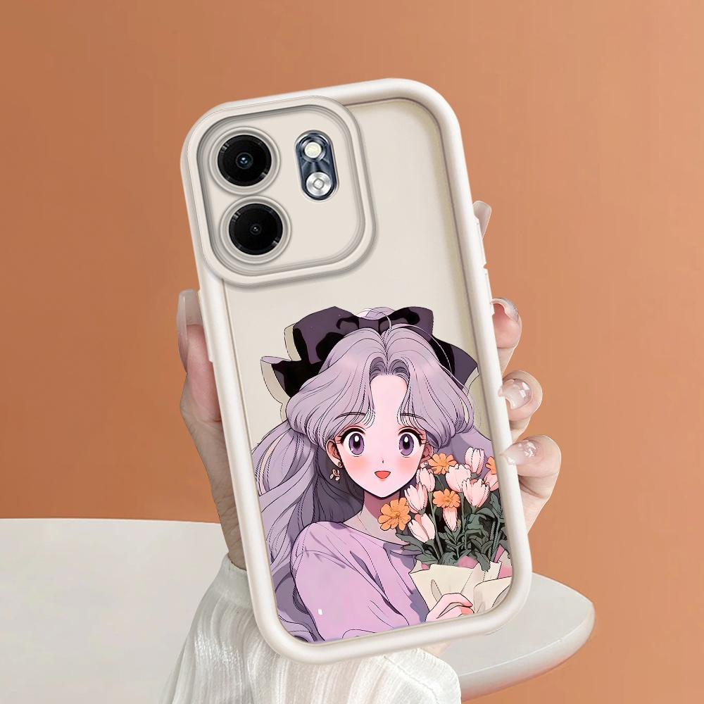 Soft Silicone Phone Casing Full Cover Camera Shockproof Protection Case for Huawei Honor Infinix Tecno iPhone Motorola Google