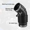 UXCELL Air Cleaner Intake Hose Tube with Clamps for Nissan Altima 2007 2008 2009 2010 2011 2012 2013 16576-JA000