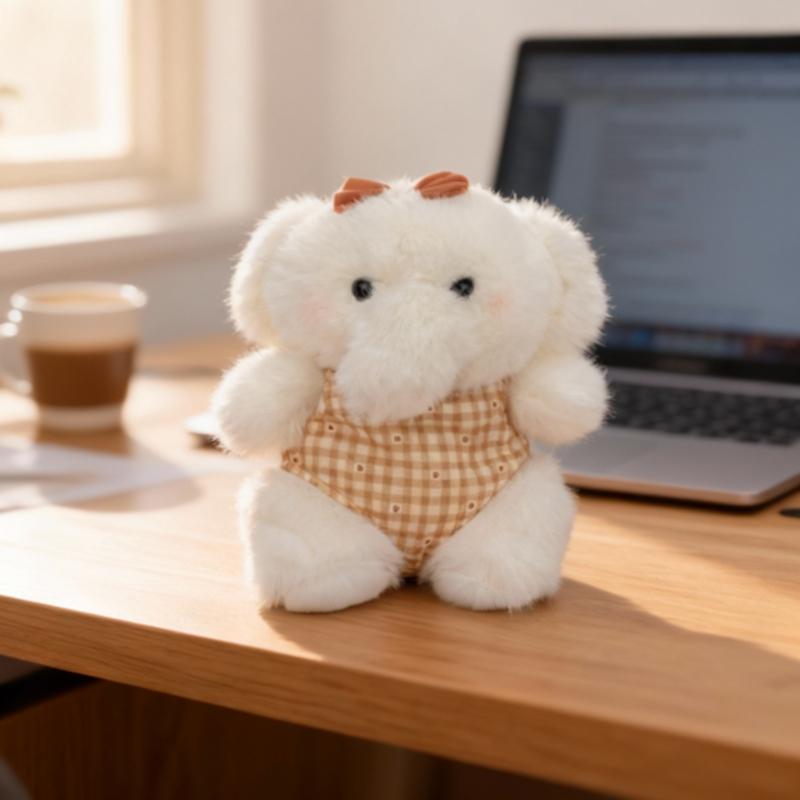 15cm Plush Companion Doll Elephant Rabbit Stuffed Cartoon Animal Pillow Plush Bear Animal Plush Toy Sleeping Gift for Kids