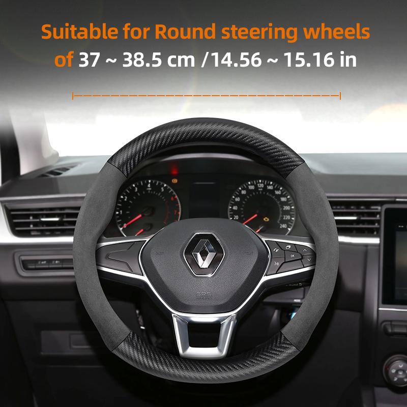 Für Renault Lenkradbezüge: Mégane 3, 2, 4, Clio 4, 5, Trafic, Scenic 2, Austral, Kangoo, Arkana, Kadjar. Zubehör.