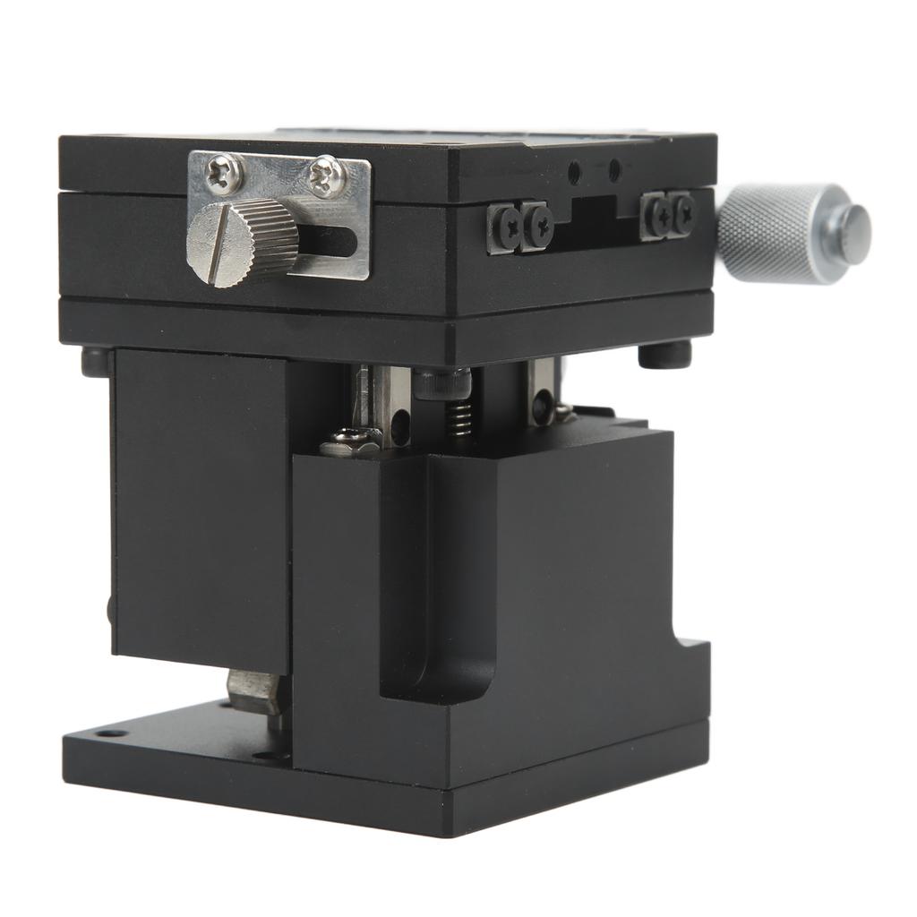 Manual Linear Stage Aluminum Alloy Black Anodized Surface XZ Axes Adjustable Sliding Table for Optical Instrument