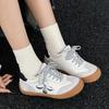 Leather little white shoes women's spring soft-soled lightweight casual sports shoes flat-soled versatile board shoes
