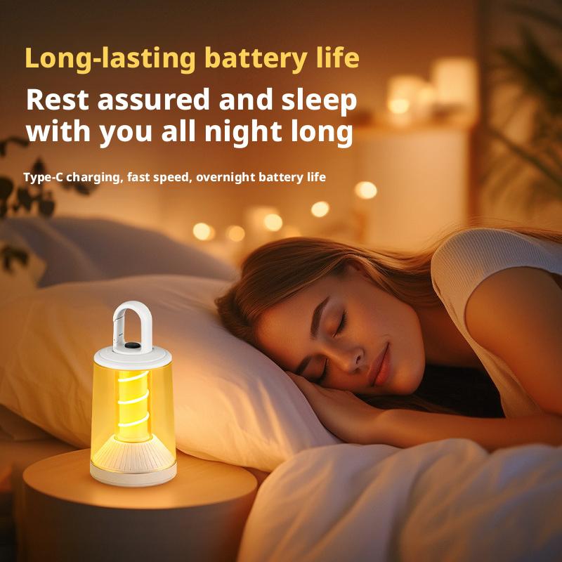2000mAh Camping Lantern Light Portable LED Flashlight Rechargeable Lamp with Battery Outdoor Work Torch with Grip For Garage Hiking Travel