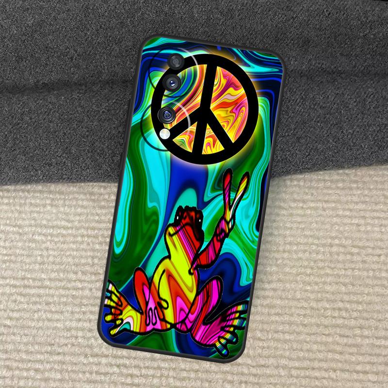 

Psychedelic Art Peace Case For Honor Magic 7 Lite 5 6 Honor 200 Pro X8b X9a X8a X8 X9 X9c X9b 50 70 90 Lite Cover Honor X8a