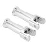 Passenger Foot Peg Mounts Kit 50500769 Silver Sturdy Stable High Hardness Passenger Foot Peg Support Kit for Breakout