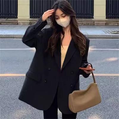 Completo Giacca da Donna Casual da Ufficio Blazer Cappotto da Donna Collo a Revers Giacca Business per Lavoro Festa Tempo Libero all'Aperto