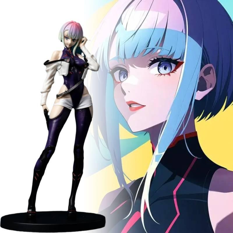 Edgerunners Cyberpunk Lucyna Kushinada Figurine Pc Game Model Ornament Gift Toy