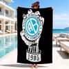 Atletico Belgrano Crest Beach Towel, Quick-drying, Easy to Care for, Suitable for Both Fitness and Beach Vacations,Sports Essential