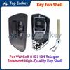 TopCarkey Zamienne Etui na Kluczyk Smart Fob do VW Golf 8 ID.3 ID.4 ID.6 Talagon Teramont Tiguan Viloran Magotan B9