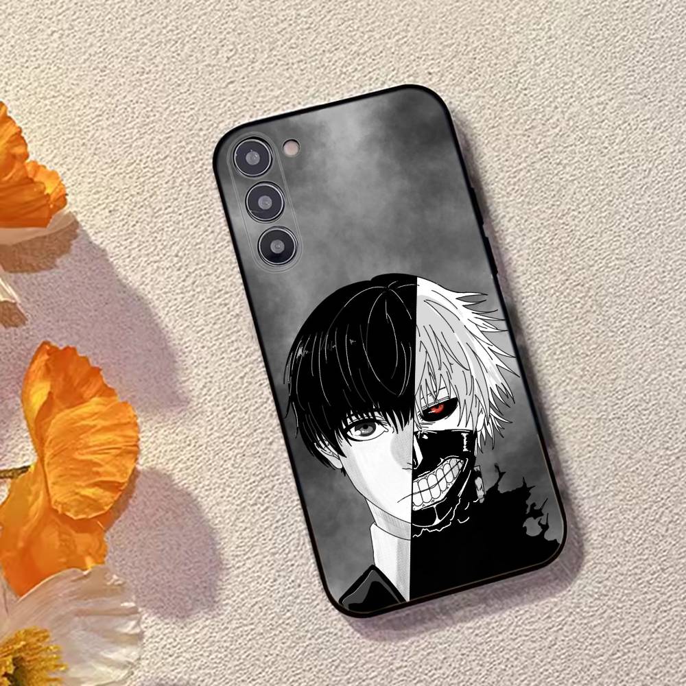 Tokyo G-Ghoul Kaneki Ken Anime Phone Case For Samsung Galaxy A73,A72,A71,A70,A53,A52,A51,Others Soft Black Cover