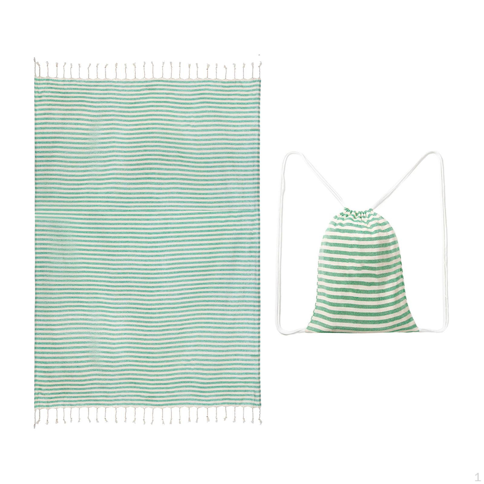 Хлопковое турецкое пляжное полотенце для бассейна, быстросохнущее, впитывающее, портативное, удобное, банное одеяло зелёный