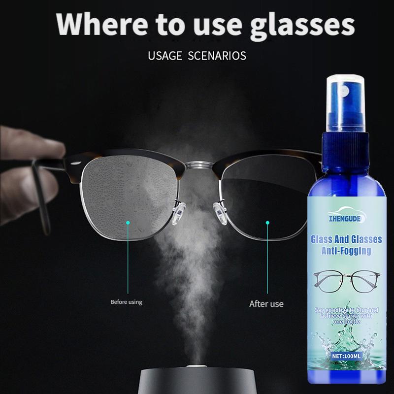 Glass Anti-Fog Spray, Car Windows, Long-Lasting Agent, Car Maintenance Defogging Product, Car Mirror Hydrophobic Coating Spray