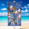 Quick Dry Beach Towel Rabbit Pattern, Lightweight Absorbent Towel for Pool Beach Vacation Use