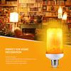 4 Modes LED Flame Effect Simulated Nature Fire Light Bulb E27 5W Decoration Lamp