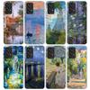 Claude Monet Garden Lotus Bridge Phone Case For Samsung Galaxy A12 A52S A42 A32 A22 A51 A50 Note 20 Ultra 10 S10 Plus A71 A70 A3