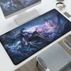 Druk HD Genshin Impact Flins Mata na Biurko Długi Biurowy Pad na Biurko PC Gaming Antypoślizgowe Akcesoria Anime Gumowa Podstawa Podkładka pod Mysz Zmywalna