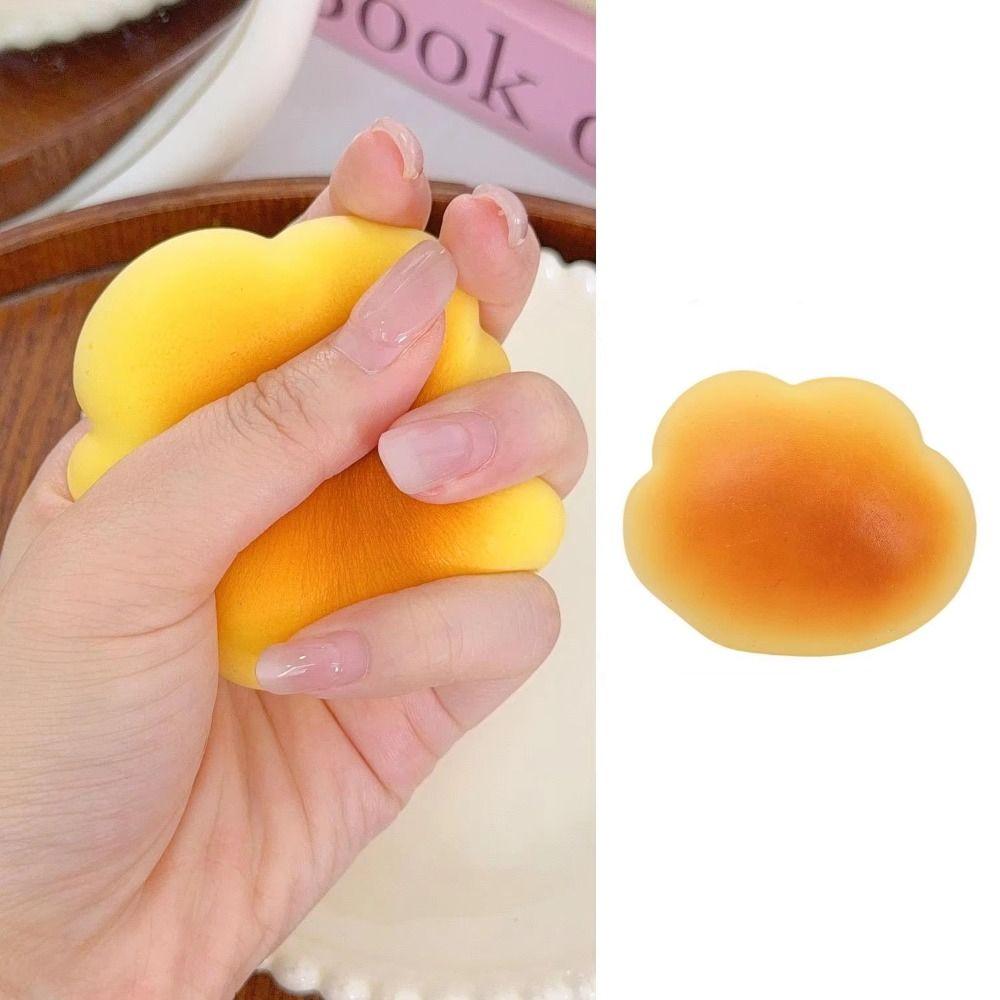Relaxing Cloud Bread Squishy Caramel Color Sensory Toys Creative Slow Rising Bread  Adult Kids