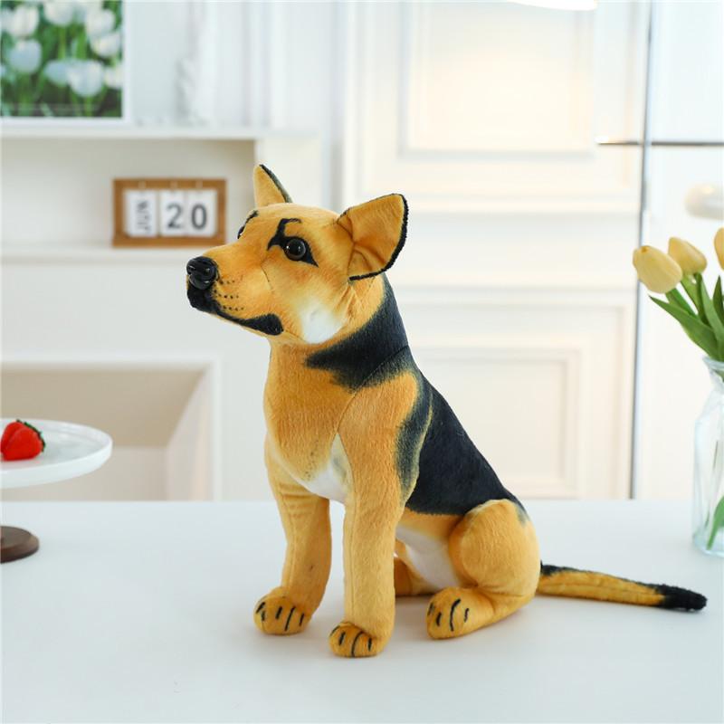 Realistic Dog Plush Toy Adorable Sheepdog Shar Pei Dalmatian Long Ear Dog Gift