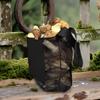 Mushroom Foraging Bag Mesh Picking Pouch with Adjustable Strap Portable Foldable Pouch for Collection Hunting Storage Garden