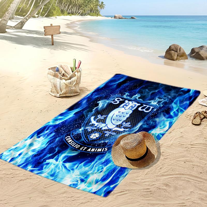 Asciugamano da Spiaggia con Stampa del Sheffield Wednesday Football, Asciugamano Grande Morbido Asciugatura Rapida per Spiaggia Campeggio Nuoto