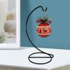 3Pcs Ornament Display Stand Air Plant Stand Flowerpots Holders Iron Wire Hanging Hook for Hanging Glass Globe Balls