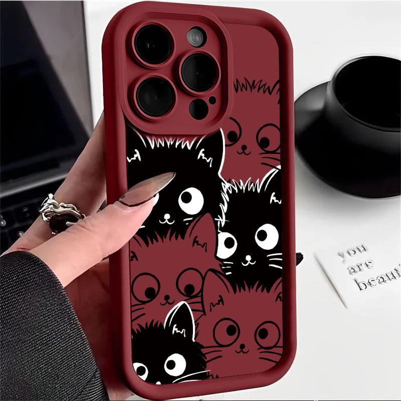 For Tecno Camon 20 Pro 20S Pro 5G /Infinix Note 50X 50 Pro Plus Full Package Shockproof Silicone Soft Cover Cute Cat Phone Case