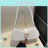 Trendy Small Water Dumpling-shaped Shoulder Bag With Zipper Closure