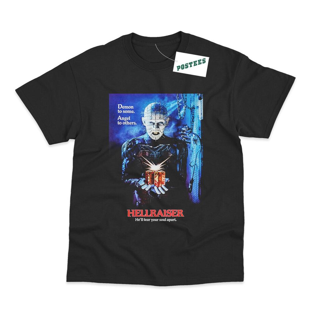 

Retro Movie Poster Inspired By Hellraiser DTG Printed T-Shirt XL