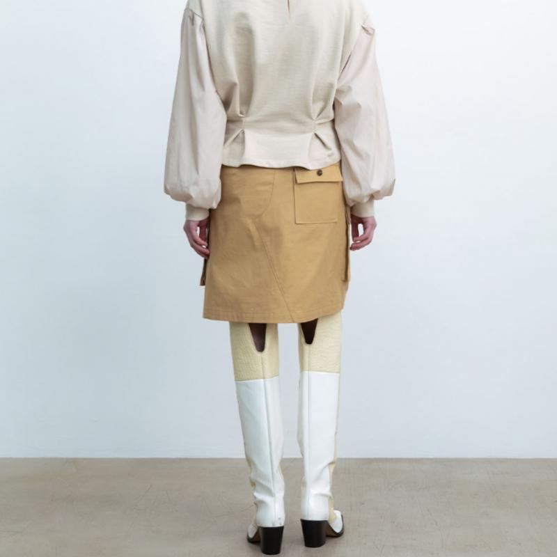 Cluto Boogie Skirt Beige