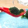 2Pcs Heat Insulated Handle Filter Spoon Uniform Filter Holes Draining Skimmer Sieve Spoon  Filtering