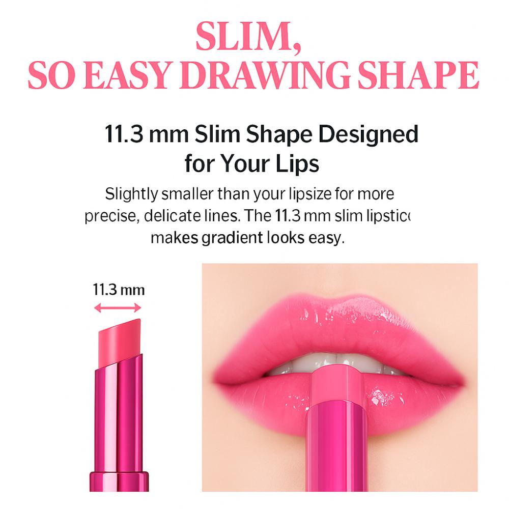 JUNGSAEMMOOL New Classic Glaze Lipstick - Apple Red (2.3g)