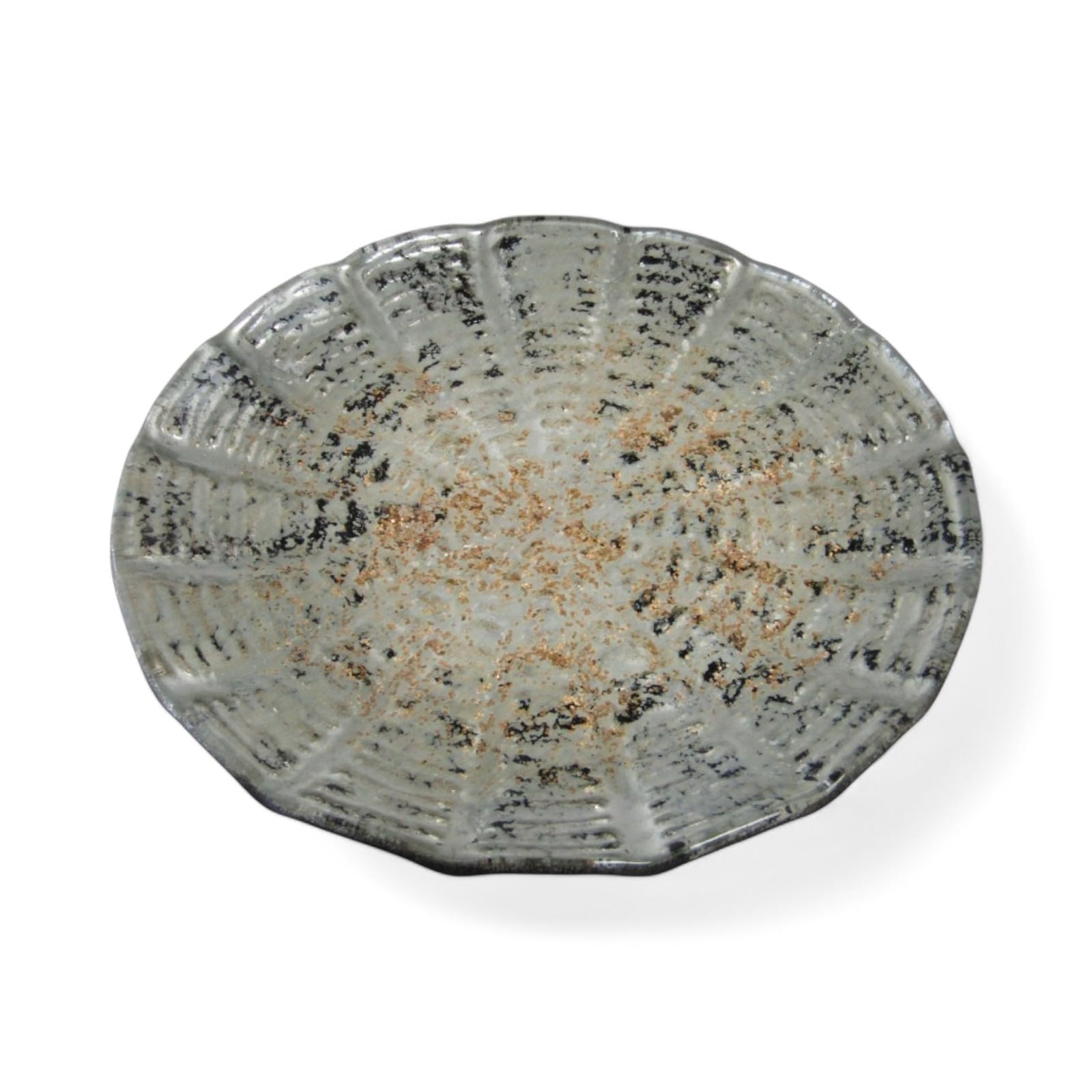 

Сервировочная тарелка Стеклянная тарелка Круглая тарелка Маленькая Белая Золотая 15см Sairan J-kitchens белый