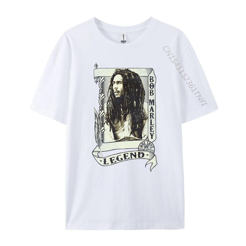 Bob Marley Legend Scroll Graphic T Shirts Unisex Clothes Unisexs Tshirts Grahpic Tee Shirt Luxury Clothes Unisex Hip Hop