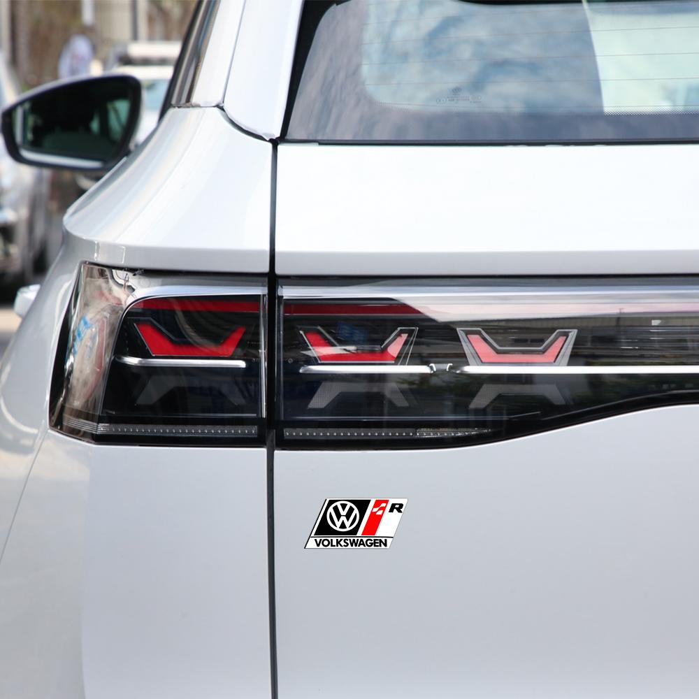 1pcs 3D Aluminum Metal Alloy Badge Emblem Rear Trunk Sticker Valve Cap for VW Volkswagen Golf 5 Polo Passat GTD Tiguan Jetta B6 Bi1