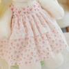 Cute kapok rabbit doll plush toy girl bed sleeping doll warm heart accompany children birthday gift