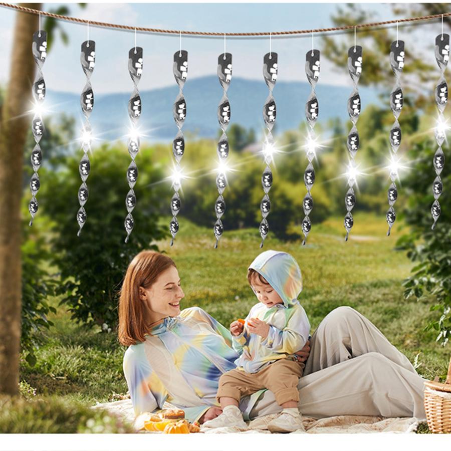 Bird Reflective Devices Outdoor Pigeons Repellent Repeller Birds Supplies Scarer Scare Outside For Garden Scarecaper Pest Home