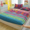 Set Lenzuolo Sotto con Angoli Semplice Moderno, 3 Pezzi, Fantasia Bohemia, Opaco, Set Copriletto Stampato per Camera da Letto, Biancheria da Letto
