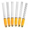 Versatile 304 Stainless Steel Grater with Rubber Handle - Cheese, Potato, Lemon Zester