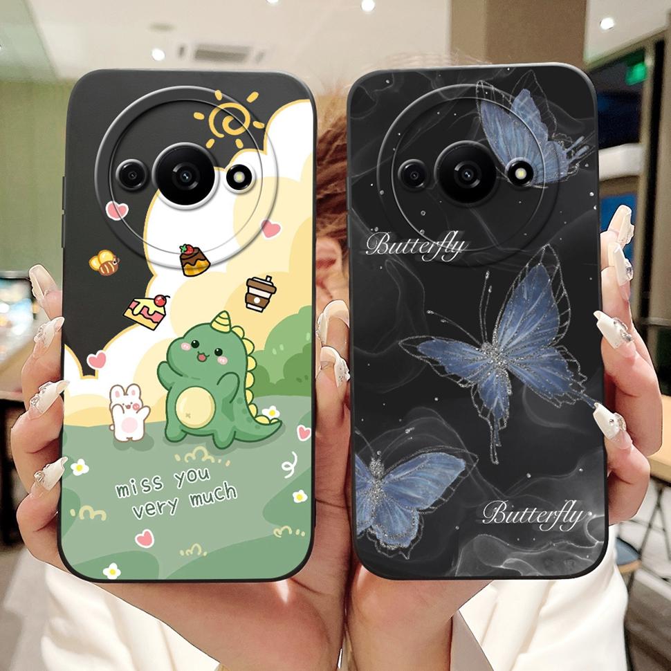 For Xiaomi Redmi A3 4G Case Luxury Art Painted Cover For Redmi A3 A2 A1 RedmiA3 RedmiA1 Phone Casing Soft Fundas ShockProof
