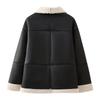 Fall and Winter Large Size Chic Warm Lamb Wool Coat Loose Fur One-piece Coat