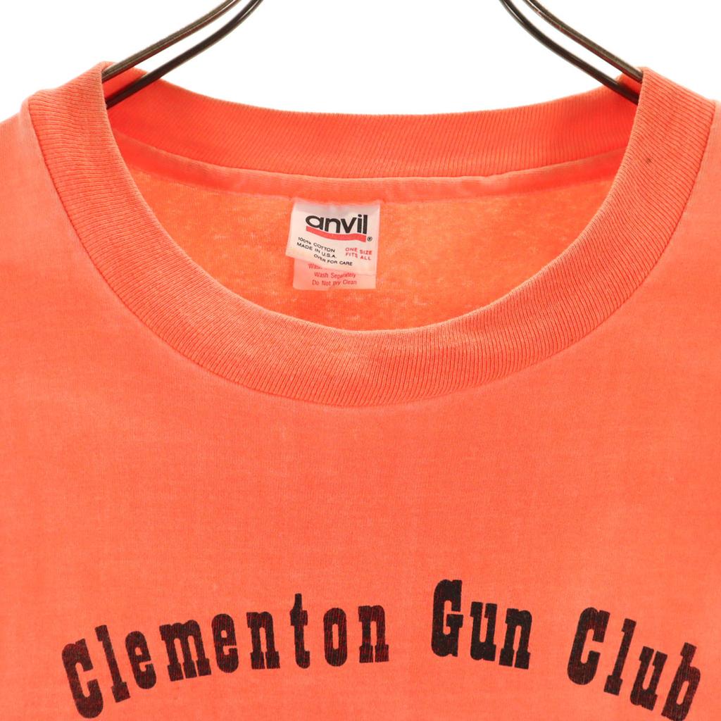 anvil 90s Made in USA Old Clementon Gun Club Short sleeve T-shirt Men's Used