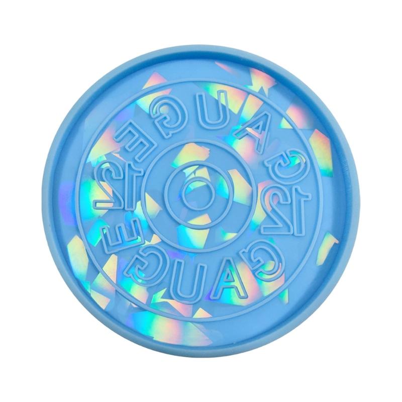 

Resin Coaster Molds Set Coaster Silicone Molds Letter Pattern Epoxy Resin Molds for Resin Casting Art Craft Cup Pad синий